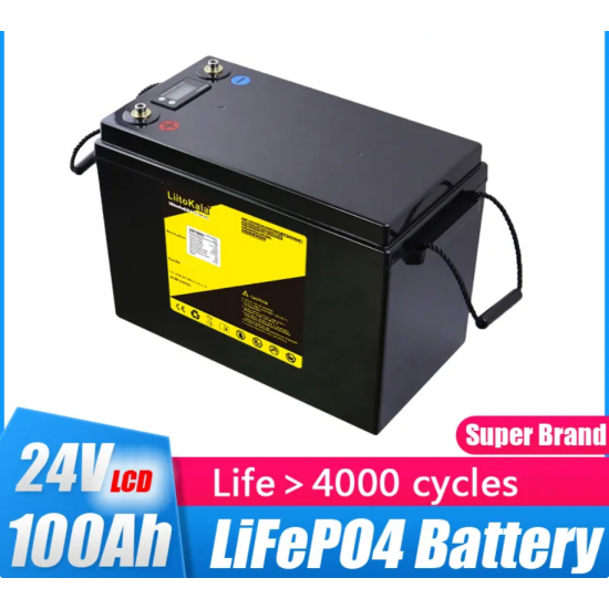 Akumulators Liitokala LifePO4 24V 100Ah (ar Lcd displeju) Akumulators Liitokala LifePO4 24V 100Ah (ar Lcd displeju)