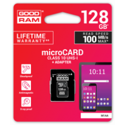Goodram 128GB microSDXC class 10 UHS I + Adapter