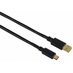Hama USB Type-C Male - USB Male 1.8m Black