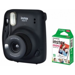 Fujifilm Instax Mini 11 Charcoal Gray + Instax Mini 10 Sheets
