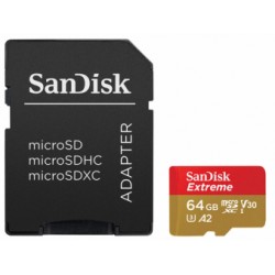SanDisk Extreme 64GB microSDXC + Adapter