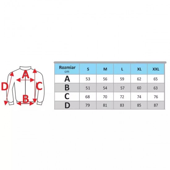 Jaka softshell, 96% poliestera + 4% elastana Jaka softshell, 96% poliestera + 4% elastana