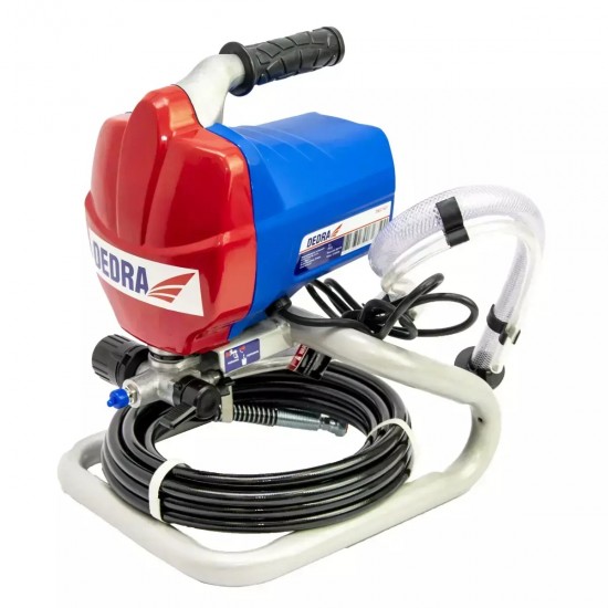 Hidrodinamiska (bezgaisa) krasošanas iekarta 650 W, ražigums 1 l/min, šlutene 7,5 m, pistole 517 Hidrodinamiska (bezgaisa) krasošanas iekarta 650 W, ražigums 1 l/min, šlutene 7,5 m, pistole 517