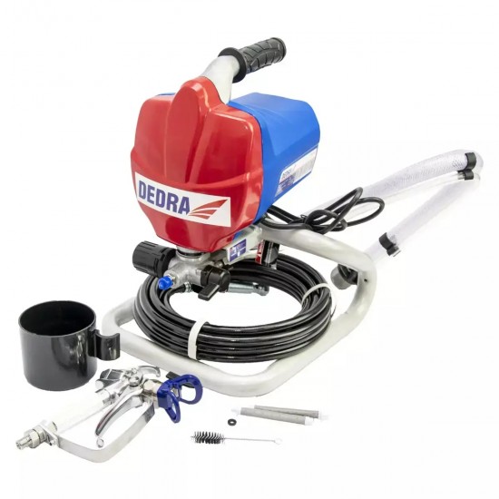 Hidrodinamiska (bezgaisa) krasošanas iekarta 650 W, ražigums 1 l/min, šlutene 7,5 m, pistole 517 Hidrodinamiska (bezgaisa) krasošanas iekarta 650 W, ražigums 1 l/min, šlutene 7,5 m, pistole 517