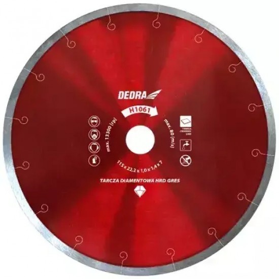 Dimanta ripzagis cietas keramikas griešanai 230x22,2mm Dimanta ripzagis cietas keramikas griešanai 230x22,2mm
