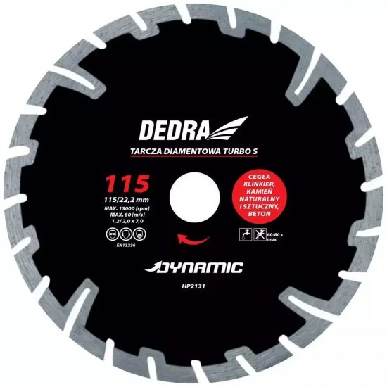 Dimanta slipešanas disks Super Segmenta 125/22,2mm Dynamic Dimanta slipešanas disks Super Segmenta 125/22,2mm Dynamic