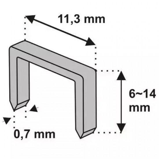 Skavas, 10 mm, veids D53 Skavas, 10 mm, veids D53