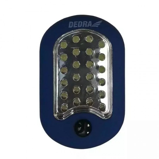 Lukturis 24 + 3 LED, ovals ar magnetu un aki (baterijas pievienotas), min. pasut. — displejs, 12 gab. Lukturis 24 + 3 LED, ovals ar magnetu un aki (baterijas pievienotas), min. pasut. — displejs, 12 gab.