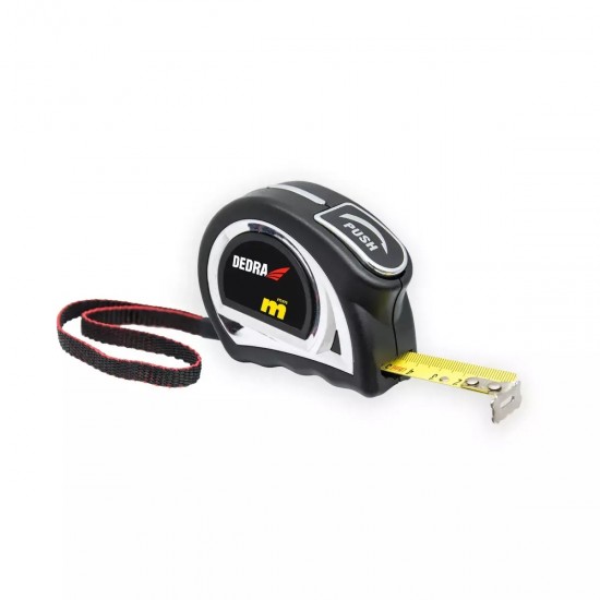 Merlente, 3 m/16 mm, II CE, korpuss ar gumijas parklajumu, lente ar neilona parklajumu, AUTOMATISKA fiksacija Merlente, 3 m/16 mm, II CE, korpuss ar gumijas parklajumu, lente ar neilona parklajumu, AUTOMATISKA fiksacija