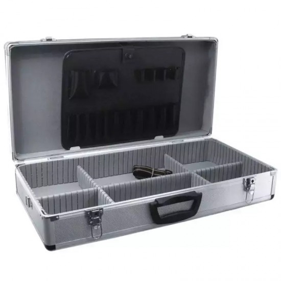 Aluminija instrumentu koferis, 640x320x150 sudraba Aluminija instrumentu koferis, 640x320x150 sudraba