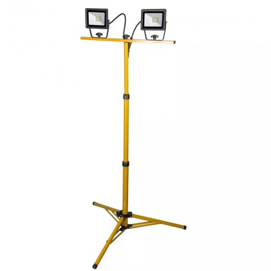 Darbnicas lampa 2x20W SMD LED, Economy, stativs, IP65 Darbnicas lampa 2x20W SMD LED, Economy, stativs, IP65