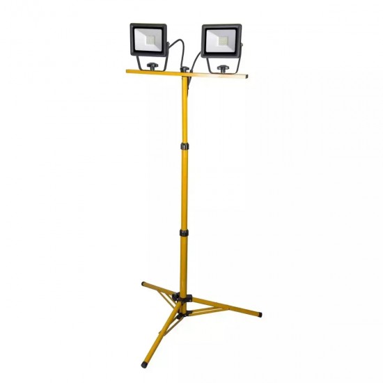 Darbnicas lampa 2x30W SMD LED, Economy, stativs, IP65 Darbnicas lampa 2x30W SMD LED, Economy, stativs, IP65
