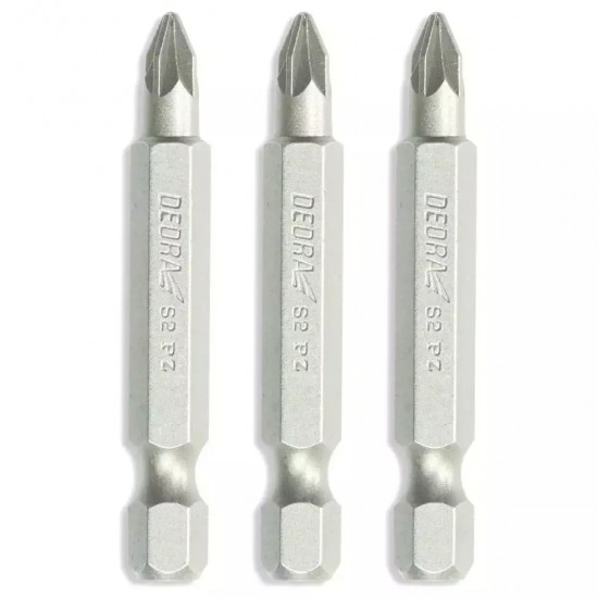 Skruvgriežu uzgalu komplekts Pozidriv PZ1/2/3x50mm, blisteris Skruvgriežu uzgalu komplekts Pozidriv PZ1/2/3x50mm, blisteris