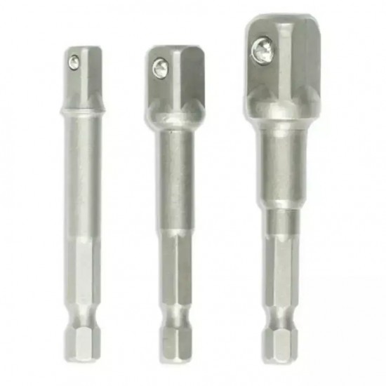 Uzgalu adapteru komplekts 3 gab.: 1/2'',1/4'', 3/8'' Uzgalu adapteru komplekts 3 gab.: 1/2'',1/4'', 3/8''