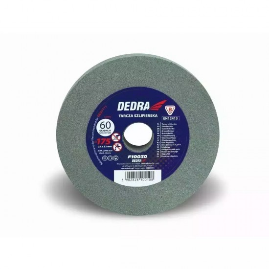 Slipešanas disks 175x32x25mm, gradacija 60, #DED7771 Slipešanas disks 175x32x25mm, gradacija 60, #DED7771