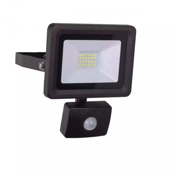Sieninis šviestuvas su judesio davikliu SLIM 20W SMD LED, IP44 Sieninis šviestuvas su judesio davikliu SLIM 20W SMD LED, IP44