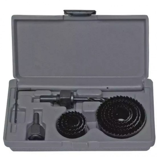 Caurumzagu komplekts kokam, 8 gab., 19–64 mm Caurumzagu komplekts kokam, 8 gab., 19–64 mm