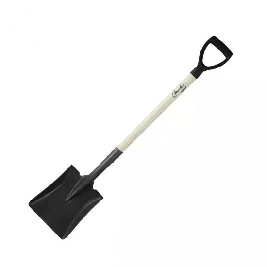 Smilšu lapsta koka spals, D-veida formas plastmasas rokturis 120cm Smilšu lapsta koka spals, D-veida formas plastmasas rokturis 120cm