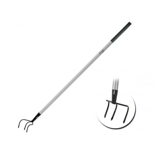 Darza trijžuburis uz caurules 128cm Darza trijžuburis uz caurules 128cm