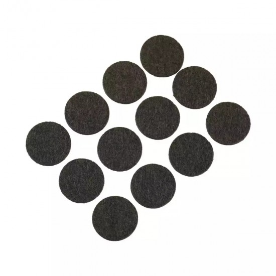 Pašlimejošas filca paplaksnes komplekts 12 gab., apalas 22 mm, brunas Pašlimejošas filca paplaksnes komplekts 12 gab., apalas 22 mm, brunas