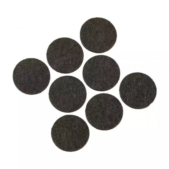 Pašlimejošas filca paplaksnes komplekts 8 gab., apalas 25 mm, brunas Pašlimejošas filca paplaksnes komplekts 8 gab., apalas 25 mm, brunas
