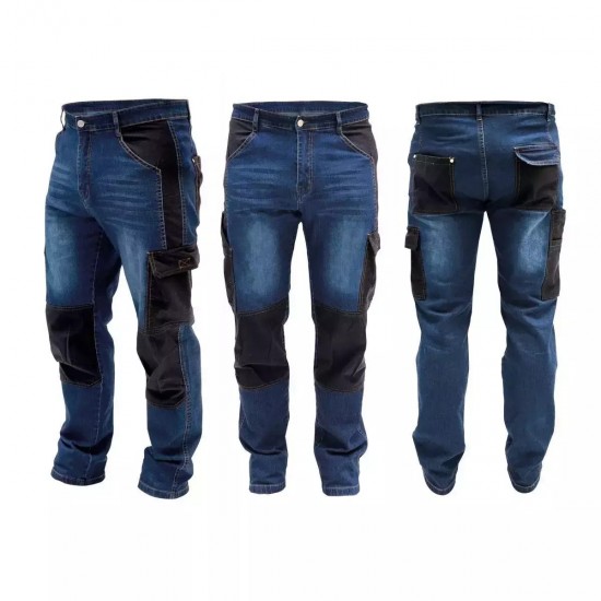 Džinsa bikses, džinsa audums 280g/m2 Džinsa bikses, džinsa audums 280g/m2