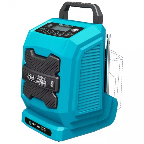 Akumulatora darbinams radio Bluetooth, USB ligzda 18V Akumulatora darbinams radio Bluetooth, USB ligzda 18V