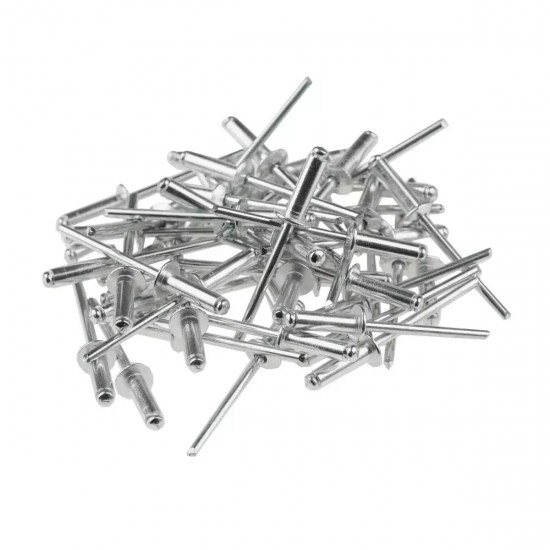 Aluminija kniedes 4,8x12,5mm, 50gab Aluminija kniedes 4,8x12,5mm, 50gab