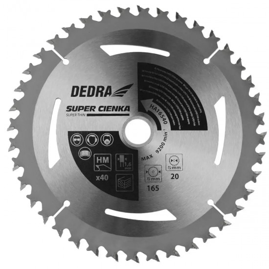 Koka ripzagis SUPER THIN 24z 185x20x1,1x1,6mm Koka ripzagis SUPER THIN 24z 185x20x1,1x1,6mm