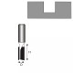 Rievu freze, kats 8 D 20 H 19 mm Rievu freze, kats 8 D 20 H 19 mm