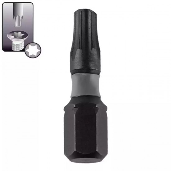 Triecienskruvgriežu uzgali Torx T25x25mm,2 gab Triecienskruvgriežu uzgali Torx T25x25mm,2 gab