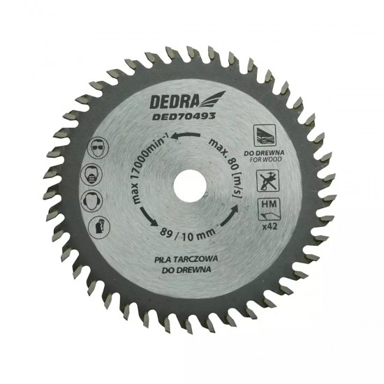 Ripzagis 89x10x1,1x1,8x42T paredzets DED7049 Ripzagis 89x10x1,1x1,8x42T paredzets DED7049
