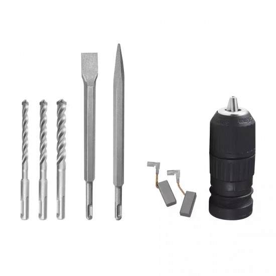 Perforators SDS PLUS QC 1050W, 0–980/min, 3 funkcijas, koferis Perforators SDS PLUS QC 1050W, 0–980/min, 3 funkcijas, koferis