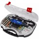 Mini slipmašina 135W - komplekts ar piederumiem 215 gab., čemodans Mini slipmašina 135W - komplekts ar piederumiem 215 gab., čemodans