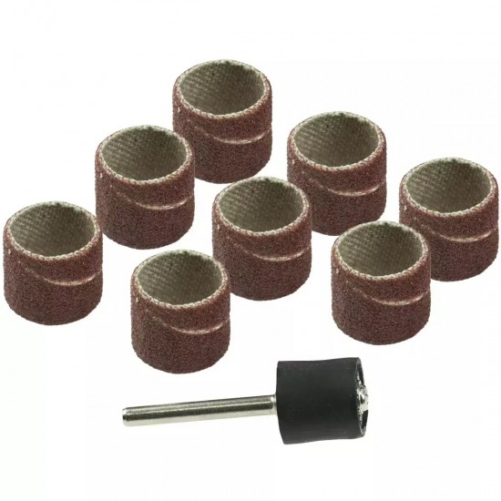 Slipešanas lente 12,7 mm, K60, K120, komplekta 9 gab., (8+1 stienis 3,2 mm) Slipešanas lente 12,7 mm, K60, K120, komplekta 9 gab., (8+1 stienis 3,2 mm)