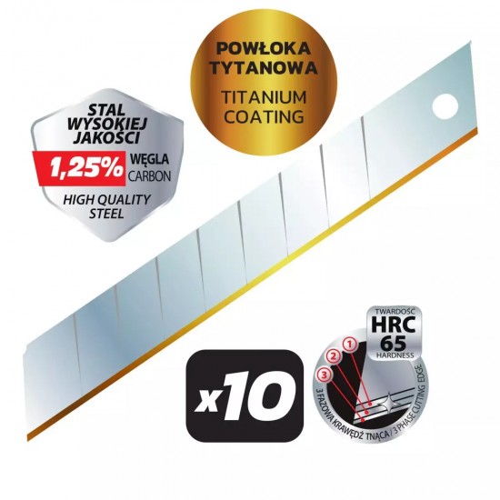 Precizi lauzti asmeni ar titana parkl. 18mm 10 gab. Precizi lauzti asmeni ar titana parkl. 18mm 10 gab.