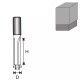 Taisna freze, kats 8 D 13 H 50 mm Taisna freze, kats 8 D 13 H 50 mm