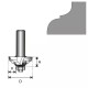 Klasiska freze II, kats 12 D 38,4 H 17,5 R 6,35 B 12,7mm Klasiska freze II, kats 12 D 38,4 H 17,5 R 6,35 B 12,7mm